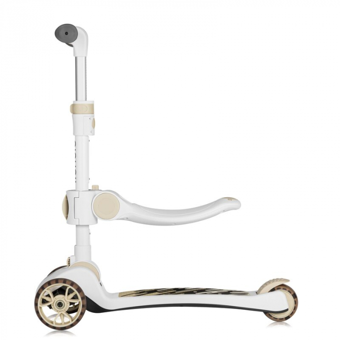 Trotineta, Lionelo, Franky, Multifunctionala, Pliabila, Pana la 50 kg, Bicicleta cu 3 roti si trotineta de echilibru, Ghidon reglabil, Sezut detasabil, Roti cu LED, Conform cu EN71, EN62115, 12 luni+, [12]