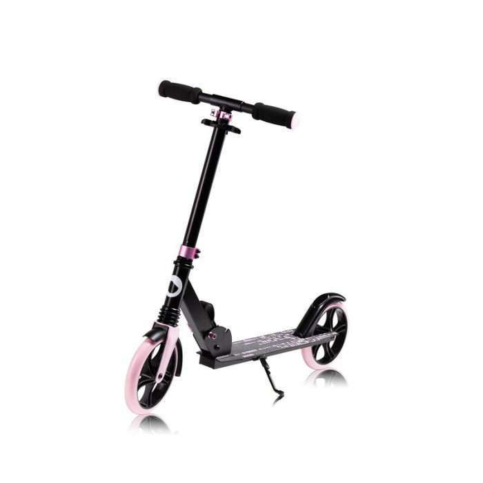 Trotineta, Lionelo, Luca, Pentru copii sau adulti, Ultrapliabila, Pana la 100 Kg, Conform cu standardul european de securitate EN14619, Roz [5]
