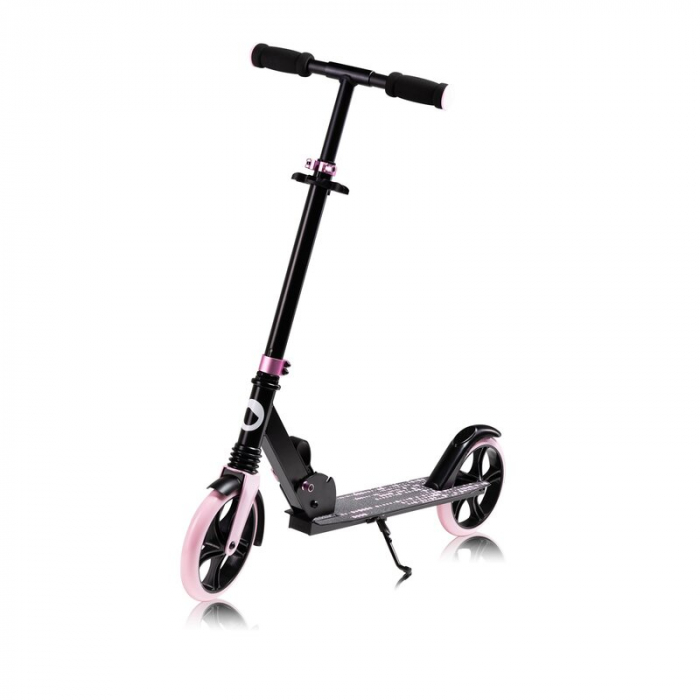 Trotineta, Lionelo, Luca, Pentru copii sau adulti, Ultrapliabila, Pana la 100 Kg, Conform cu standardul european de securitate EN14619, Roz [1]