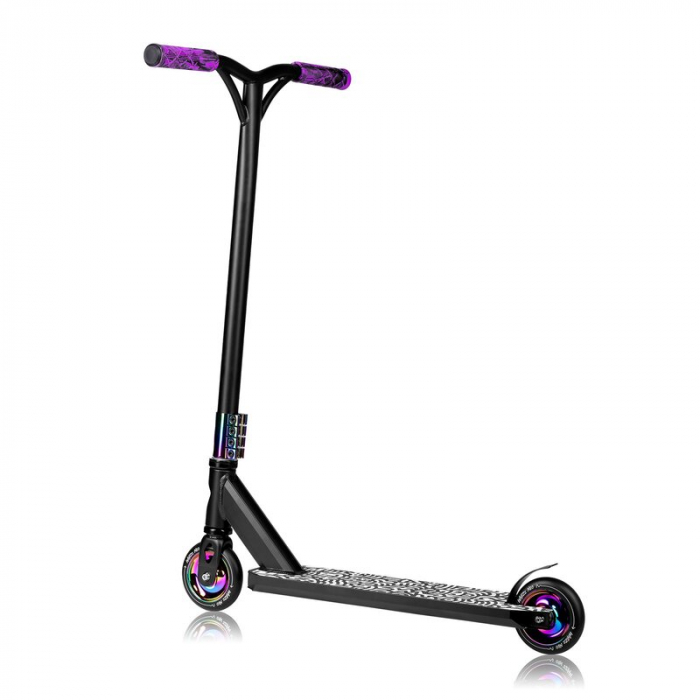 Trotineta, Lionelo, Whizz, Pentru Acrobatii, Rulmenti ABEC-9, Sistemul de compresie IHC 9, 20 - 100 kg, Conform cu standardul european de securitate EN14619, Multicolor [3]