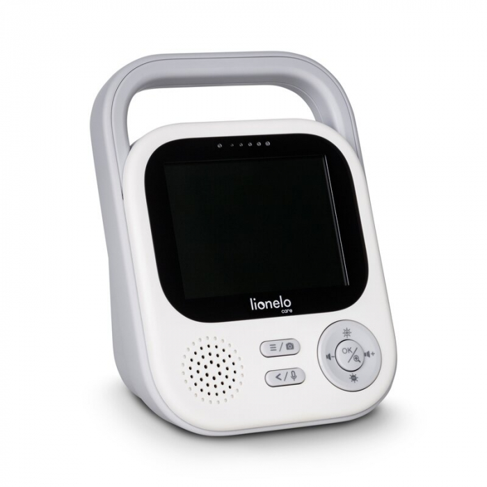 Video monitor, Lionelo, Babyline 3.2, Full HD, Comunicare bidirectionala, 2.8 inch, Cu sunete si mod de noapte, Cu 5 niveluri de detectare a sunetului, Alb [11]