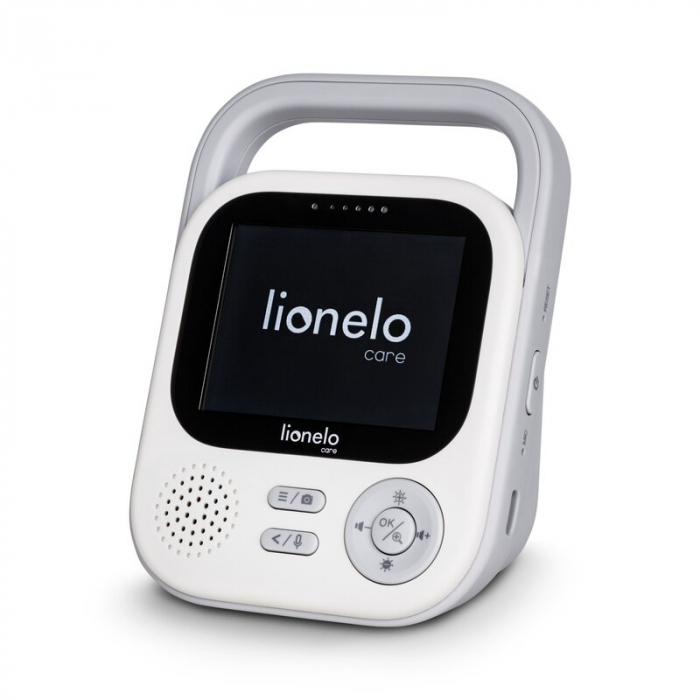 Video monitor, Lionelo, Babyline 3.2, Full HD, Comunicare bidirectionala, 2.8 inch, Cu sunete si mod de noapte, Cu 5 niveluri de detectare a sunetului, Alb [15]