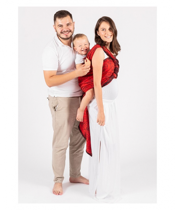 Wrap Tesut ISARA Bloom In Rouge [3]
