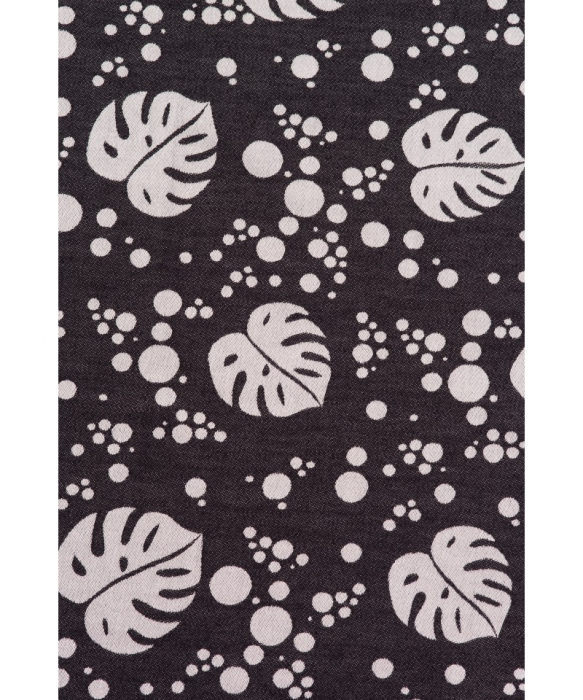Wrap Tesut ISARA Philodendra Black Denim [6]