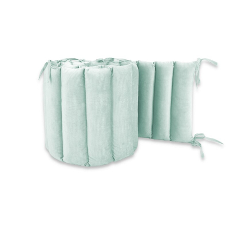 Aparatoare pentru patut, MimiNu, Tip panou, Pentru patut, Lungime 180 cm, Din catifea, Cold Mint [1]
