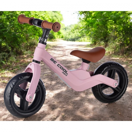 Bicicleta fara pedale, FreeON, Be Cool Mini, Cu ghidon si sa reglabile, Roti din EVA, Pana in 30 Kg, Roti 8 inch, 12 luni+, Roz [2]