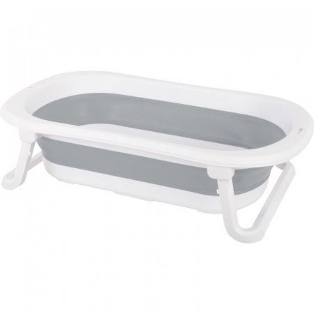 Cadite si accesorii - Cadita pliabila, Cu dop cu indicator de temperatura, Conform cu standardul european de securitate EN 17072:2018, FreeON, 78x49x21 cm, Grey