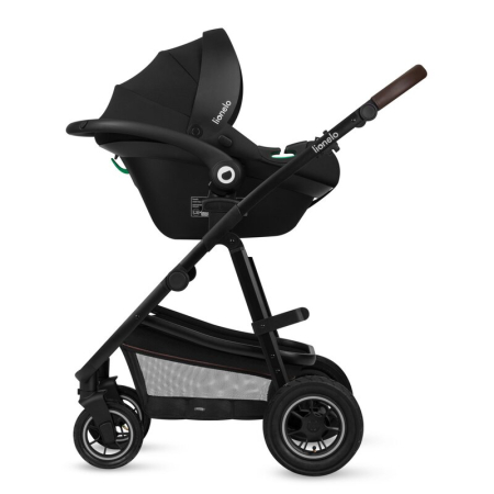 Carucior 3 in 1, Lionelo, Amber, Landou intarit, Scoica auto testata ADAC, Reversibil, Cu accesorii, Geanta parinti, Pana la 22 kg, Bej [20]