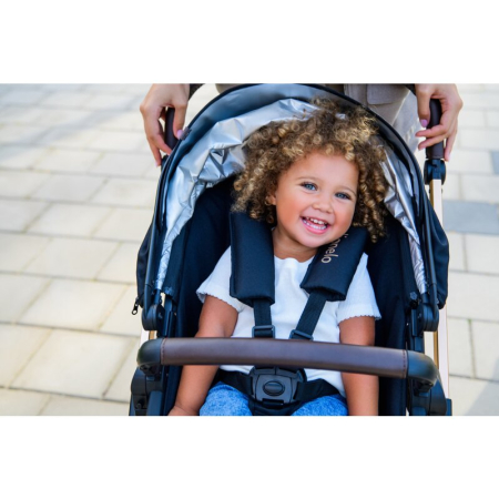 Carucior 3 in 1, Lionelo, Amber, Landou intarit, Scoica auto testata ADAC, Reversibil, Cu accesorii, Geanta parinti, Pana la 22 kg, Bej [65]