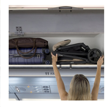 Carucior sport, Jane, Clap, Sistem compact de pliere care permite transportul caruciorului la bordul aeronavei, Cadru din aluminium, De la nastere pana la 26Kg, Conform cu standardul european EN 1888- [4]