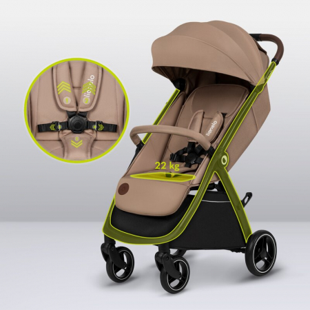 Carucior sport, Lionelo, Ingrid, Capotina impermeabila cu filtru UPF50+, Pana la 22 Kg, Spatar reglabil in 3 pozitii, Include suport pahar si plasa de tantari, Sistem pentru pliere automata, 6 luni+,  [25]