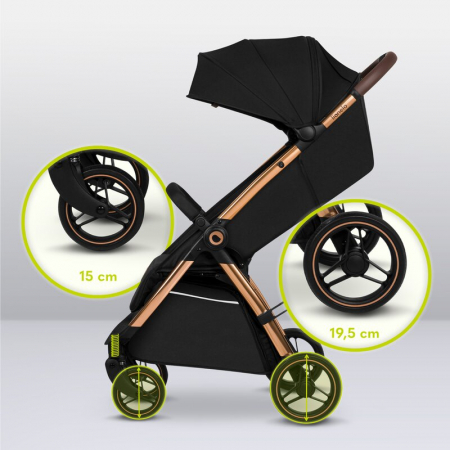 Carucior sport, Lionelo, Ingrid, Capotina impermeabila cu filtru UPF50+, Pana la 22 Kg, Spatar reglabil in 3 pozitii, Include suport pahar si plasa de tantari, Sistem pentru pliere automata, 6 luni+,  [21]