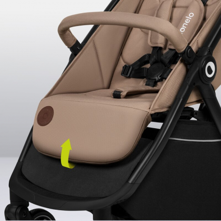 Carucior sport, Lionelo, Ingrid, Capotina impermeabila cu filtru UPF50+, Pana la 22 Kg, Spatar reglabil in 3 pozitii, Include suport pahar si plasa de tantari, Sistem pentru pliere automata, 6 luni+,  [20]