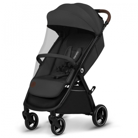 Carucior sport, Lionelo, Ingrid, Capotina impermeabila cu filtru UPF50+, Pana la 22 Kg, Spatar reglabil in 3 pozitii, Include suport pahar si plasa de tantari, Sistem pentru pliere automata, 6 luni+,  [3]