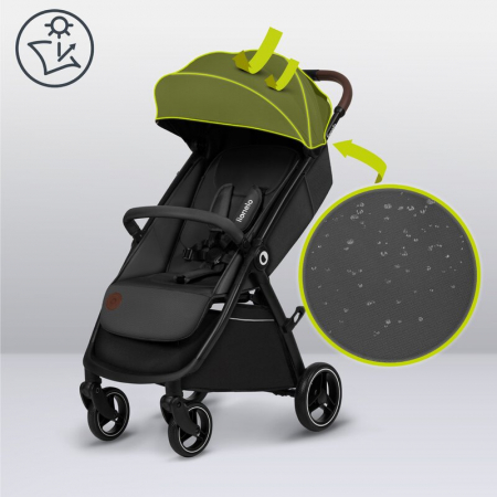 Carucior sport, Lionelo, Ingrid, Capotina impermeabila cu filtru UPF50+, Pana la 22 Kg, Spatar reglabil in 3 pozitii, Include suport pahar si plasa de tantari, Sistem pentru pliere automata, 6 luni+,  [22]