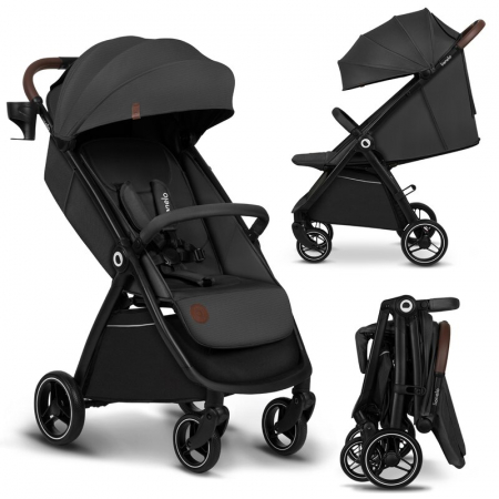 Carucior sport, Lionelo, Ingrid, Capotina impermeabila cu filtru UPF50+, Pana la 22 Kg, Spatar reglabil in 3 pozitii, Include suport pahar si plasa de tantari, Sistem pentru pliere automata, 6 luni+,  [16]