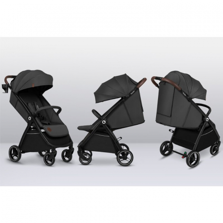 Carucior sport, Lionelo, Ingrid, Capotina impermeabila cu filtru UPF50+, Pana la 22 Kg, Spatar reglabil in 3 pozitii, Include suport pahar si plasa de tantari, Sistem pentru pliere automata, 6 luni+,  [18]