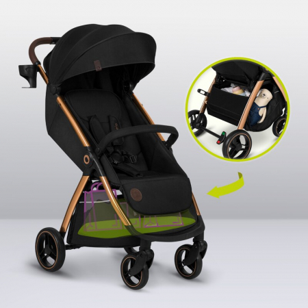 Carucior sport, Lionelo, Ingrid, Capotina impermeabila cu filtru UPF50+, Pana la 22 Kg, Spatar reglabil in 3 pozitii, Include suport pahar si plasa de tantari, Sistem pentru pliere automata, 6 luni+,  [24]