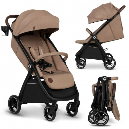 Carucior sport, Lionelo, Ingrid, Capotina impermeabila cu filtru UPF50+, Pana la 22 Kg, Spatar reglabil in 3 pozitii, Include suport pahar si plasa de tantari, Sistem pentru pliere automata, 6 luni+,  [16]