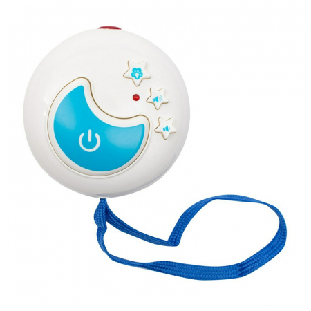 Carusel muzical pentru patut bebelusi, Cu proiectii, Cu 107 melodii si sunete ale naturii, Cu 4 jucarii, Baby Mix, Blue [6]
