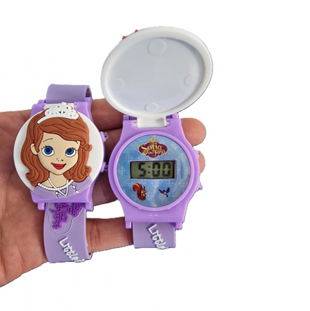 Haine, incaltaminte, accesorii - Ceas de mana electronic cu personaje Disney 3D