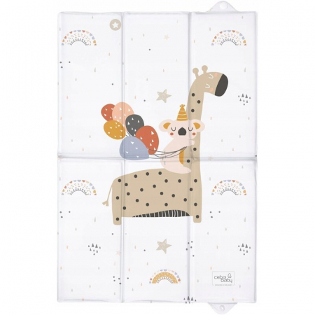 Ceba Baby - Saltea de infasat, Pliabila, 60 x 40 cm, Giraffe [1]