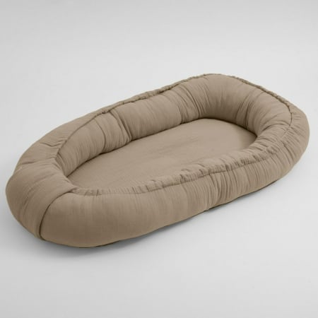 Cosuri de dormit - Cosulet bebelus Baby Nest 80 x 50 cm, Din muselina, New Baby, Beige