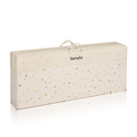 Covoras educativ, Lionelo, Zora, Din spuma XPE non-toxica, Cu doua fete, Suprafata antiderapanta, Dimensiune mare, 180x200 cm, Grosime 1.5 cm, Pliabil, Include geanta pentru transport, Bej [6]