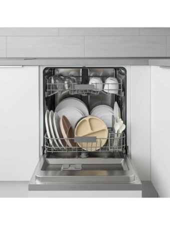 Farfurie compartimentata, Bocioland, Rotunda, Cu 3 compartimente, Fara BPA, 6-36 luni, Dark grey [8]