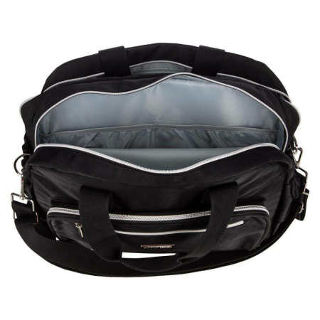 Geanta pentru scutece, FreeON, Style, Impermbeabila, Cu multiple buzunare, Dimensiune compacta, 39x32x18 cm, Black [3]