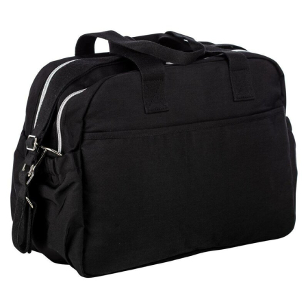 Geanta pentru scutece, FreeON, Style, Impermbeabila, Cu multiple buzunare, Dimensiune compacta, 39x32x18 cm, Black [5]