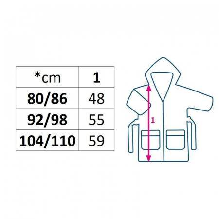 Halat de baie pentru copii, Cu buzunare, Cu cordon, Marime 80/86, Dim bumbac 100%, New Baby, Comfortably beige [3]