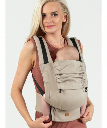 Marsupi ,Wrap-uri , Slinguri - ISARA Quick Full Buckle Caffe Latte