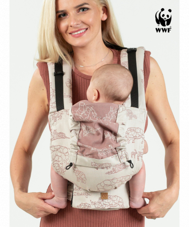 Marsupi ,Wrap-uri , Slinguri - ISARA Quick Full Buckle Wildlife Sandy