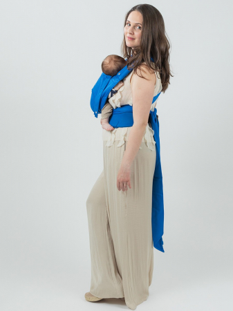 Marsupi ,Wrap-uri , Slinguri - ISARA Quick Half Buckle Iris Blue Bamboo