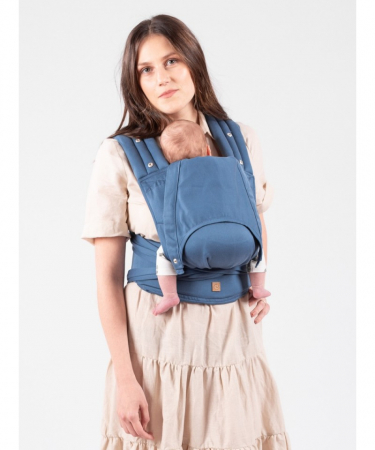 Marsupi ,Wrap-uri , Slinguri - ISARA Quick Half Buckle Bluestone