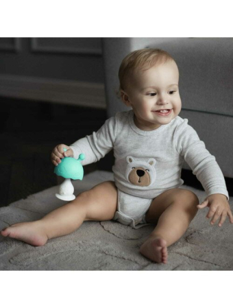 Jucarie de dentitie, Bocioland, Ciupercuta, BPA Free, 0 luni+, Mint [1]