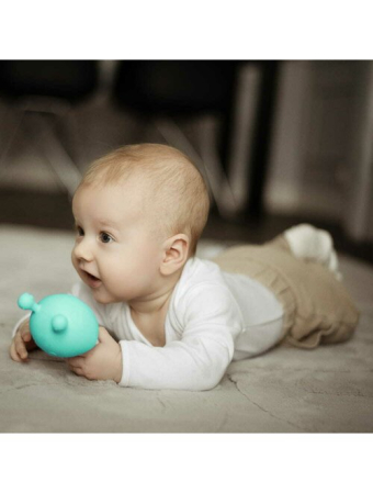 Jucarie de dentitie, Bocioland, Ciupercuta, BPA Free, 0 luni+, Mint [3]