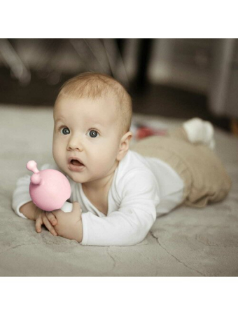 Jucarie de dentitie, Bocioland, Ciupercuta, BPA Free, 0 luni+, Pink [2]