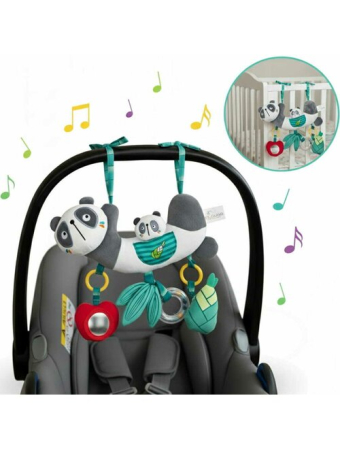 Carusele muzicale si lampi - Jucarie pentru patut si carucior, Bocioland, Multifunctionala, Panda Bear