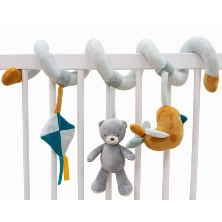 Jucarie pentru patut si carucior, Free2Play, Multifunctionala, Max the Bear, Dezvolta abilitati motorii si senzoriale, 0 luni+ [4]