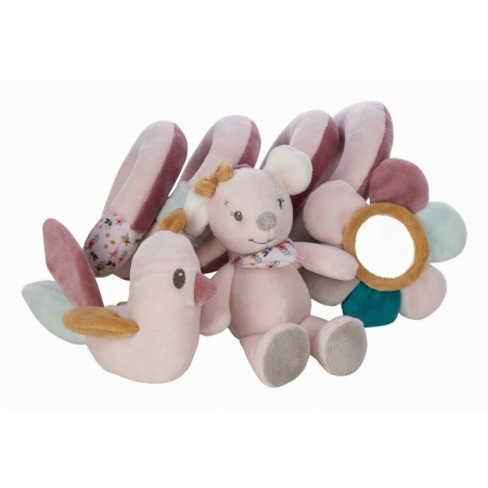 Carusele muzicale si lampi - Jucarie pentru patut si carucior, Free2Play, Multifunctionala, Zoe the Mouse, Dezvolta abilitati motorii si senzoriale, 0 luni+