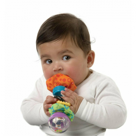 Jucarie zornaitoare, Cu diferite texturi, Dimensiune mare, Super Shaker, Playgro [1]