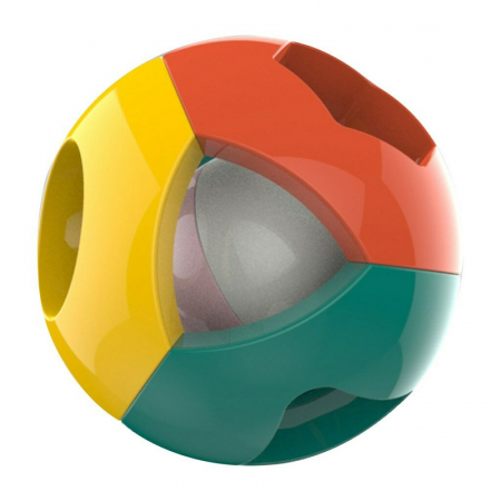 Jucarii Zornaitoare si Muzicale - Jucarie zornaitoare pentru bebelusi, Ballon, Baby Mix, Multicolor