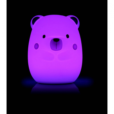 Lampa de veghe, Jane, Yum Bear, Cu 9 culori, White [7]