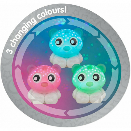 Lampa de veghe si proiector, Playgro, Cu 30 de minute de proiectii, Cu 2 culori, Portabila, Mint & White [5]