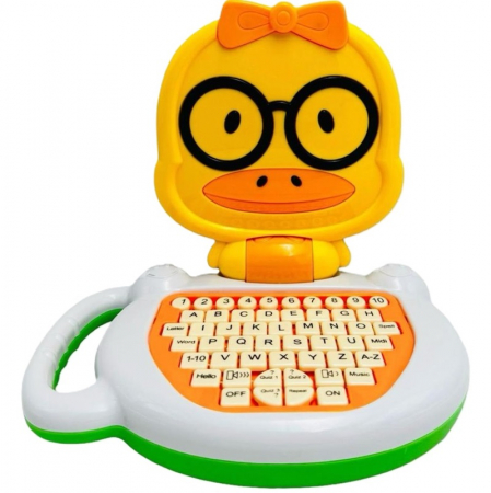 Jucarii interactive - Laptop de Jucarie Pentru copilasi in forma de ratusca