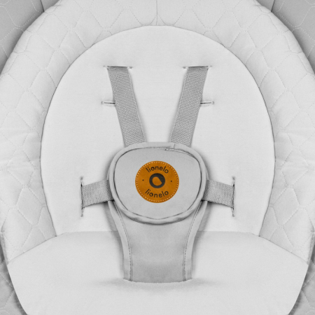Lionelo - Balansoar multifunctional Bella, Electric, Scaun reglabil, Ecran tactil si telecomanda, 6 miscari unice, 5 viteze, Cu melodii, Gri [12]