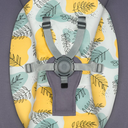 Lionelo - Balansoar si sezlong copii, Ralf, 2 in 1, Electric, Cu telecomanda si cablu USB, Cu miscare laterala de balansare si 5 niveluri diferite de viteza, Cu 12 melodii, Gri [12]