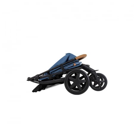 Lionelo - Carucior sport Annet Plus, De la nastere, Cu accesorii si capotina XXL reglabila, 0 - 22 Kg, Conform cu standardele europene de securitate EN1888-1 si EN1888-2, Albastru Denim [12]